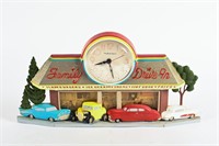 NEW HAVEN FAMILY DRIVE-IN PLASTIC CLOCK DISPLAY