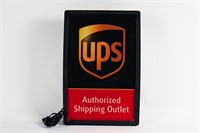 UPS AUTHORIZED SHIPPING OUTLET LIGHTED SIGN