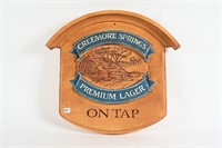 CREEMORE SPRINGS PREMIUM LAGER ON TAP WOODEN SIGN