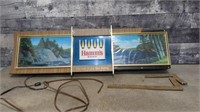 Hamm's beer sign, some damage not tested
