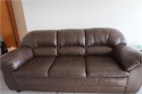 Leather Couch 81" long no recliner