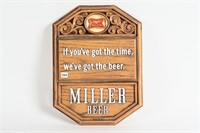 MILLER HIGH LIFE PLASTIC SIGN