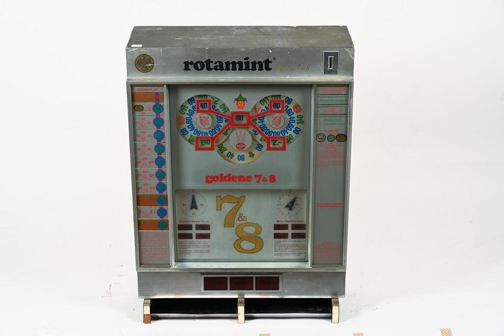 GERMAN ROTAMINT COIN OPERATED SLOT MACHINE