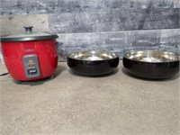 Salton rice cooker and bowls tested