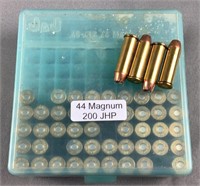 (50) Rnds Reloaded 44 Magnum HP Ammo