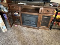 Console Fireplace Cabinet