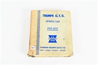 TRIUMPH G.T. 6 SPORTS CAR SPARE PARTS CATALOGUE