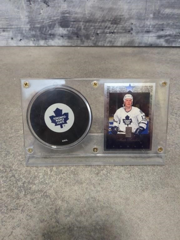 Mats Sundin Toronto Maple Leaf hockey card with