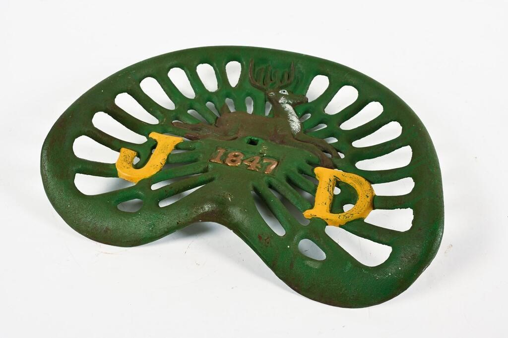 JOHN DEERE CAST IMPLEMENT SEAT