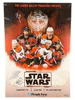 LV Phantoms Autographed Star Wars Poster
