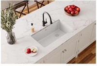 $493 Elkay Quartz Classic White Quartz Sink