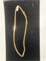 14K 23" Italy Electroplate Necklace