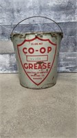 Vintage Co-op grease bucket