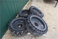 Skid Steer Tires (Like New)