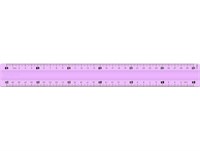 NEW-Maped 245610 Unbreakable Ruler, 30cm
