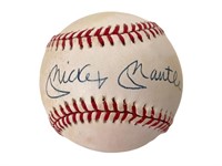 Mickey Mantle Signed Baseball