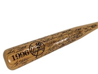 1996 New York Yankees Team Facsimile Signed Bat