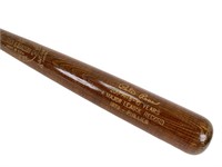 Pete Rose Autographed 200 Hits 10 Years Bat