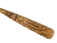 Phillies Team Autographed Bat