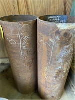 2 - 12"x3/8x3' Pipe