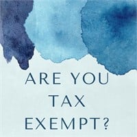 BIDDING INSTRUCTIONS: ARE YOU TAX EXEMPT?