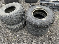 FRONT AND REAR ATV TIRES