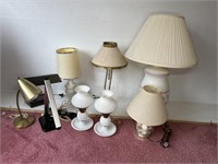 8 TABLE AND DESK LAMPS