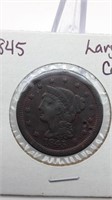 1845 Large Cent