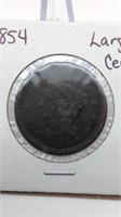 1854 Large Cent