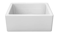 24" fireclay farmhouse, sink