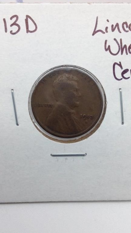 1913D Lincoln Wheat Cent