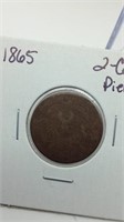 1865 2-Cent Piece