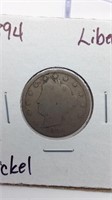 1894 Liberty Nickel