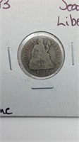 1883 Seated Liberty Dime