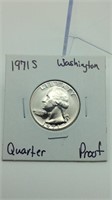 1971S Washington Proof Quarter