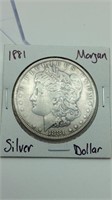 1881 Morgan Silver Dollar