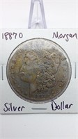 1887O Morgan Silver Dollar