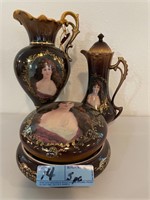 Vintage "Jungfrau" porcelian collection - 3 pcs.