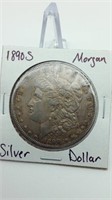 1890S Morgan Silver Dollar