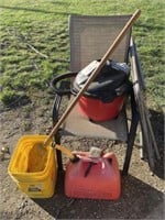 Lawn Chair, Gas Can & Misc.