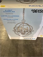 KICHLER 4 LIGHT CHANDELIER