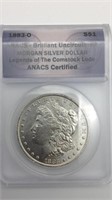 1883-O ANACS Morgan Silver Dollar BRILLIANT