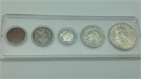 1961 90% Silver Year set