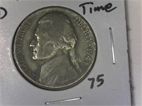 1944-D Silver Wartime Jefferson Nickel