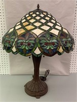 Leaded Glass Table Lamp