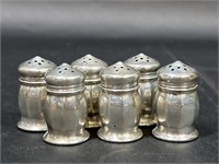 Vintage Sterling Silver Salt Pepper Shakers