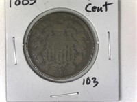 1865 Two Cent Piece