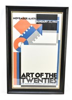 Vintage MoMA 'Art of the Twenties' Poster