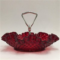 Fenton Amberina Serving Tray