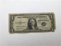 United States One Dollar Silver Certificate